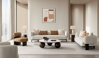 Sahara Sand Leaner Beige Sofa - Al Rugaib Furniture