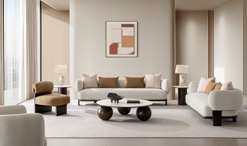 Sahara Sand Leaner Beige XL Sofa - Al Rugaib Furniture
