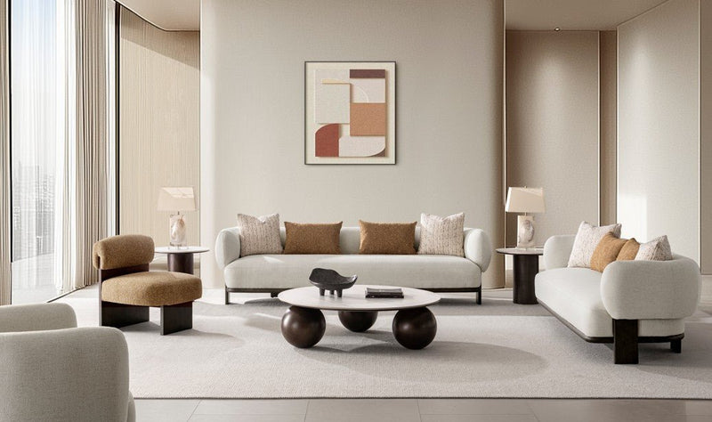 Sahara Sand Leaner Beige XL Sofa - Al Rugaib Furniture