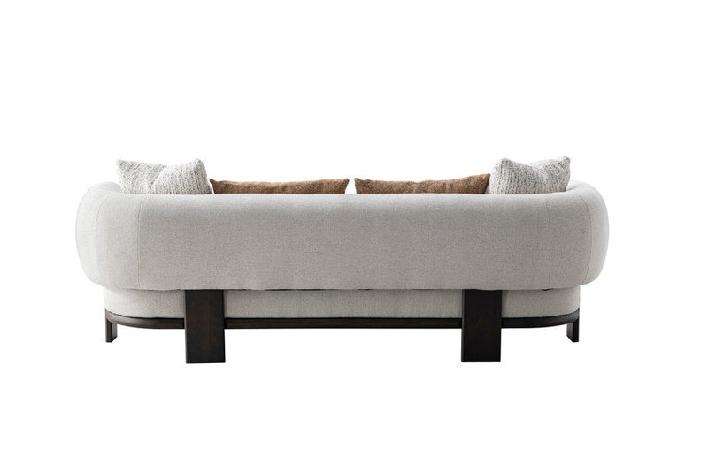 Sahra Sand Leaner Beige Sofa - Al Rugaib Furniture