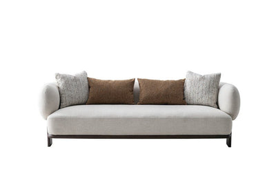 Sahra Sand Leaner Beige Sofa - Al Rugaib Furniture
