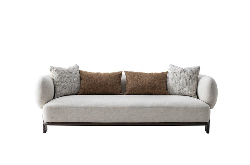 Sahra Sand Leaner Beige Sofa - Al Rugaib Furniture