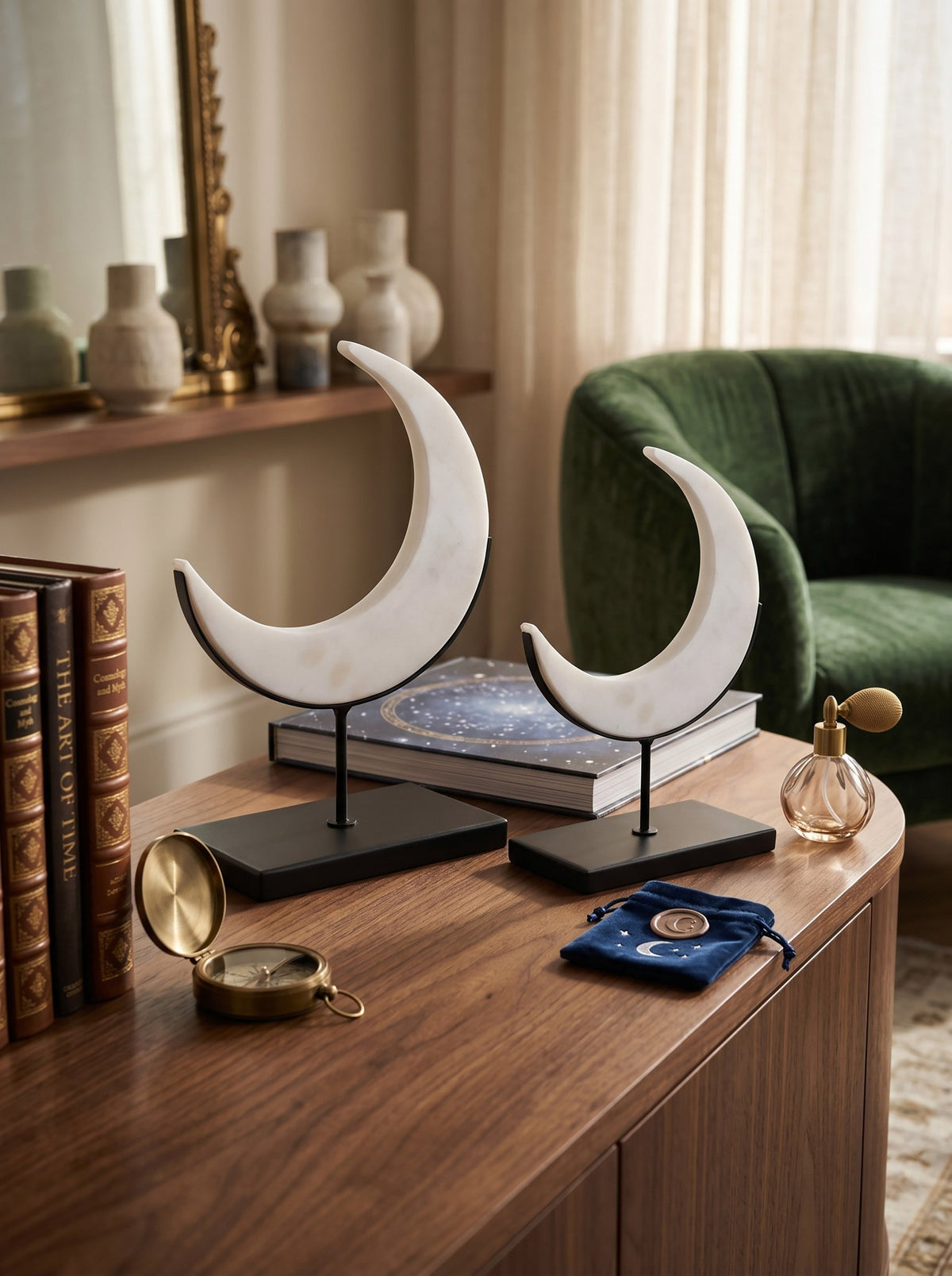 Sakina Deco crecent Table Decors| Roots Furniture