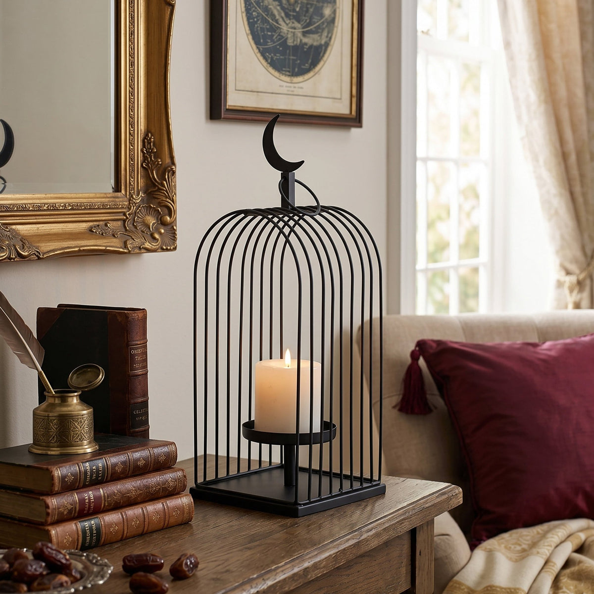 Sakina Hurricane lantern Candle Holders| Roots Furniture