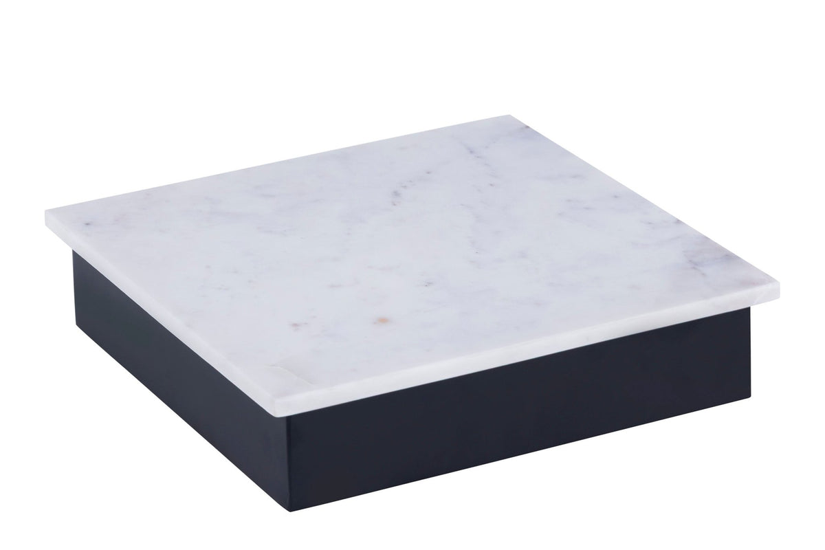 Sakina Marble dish with metal plate Kitchen Accessories| Roots Furniture