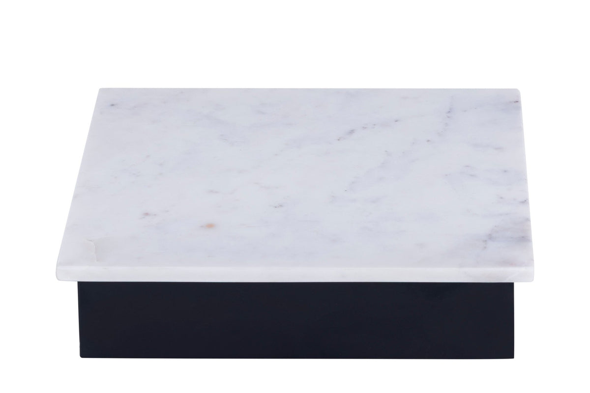 Sakina Marble dish with metal plate Kitchen Accessories| Roots Furniture