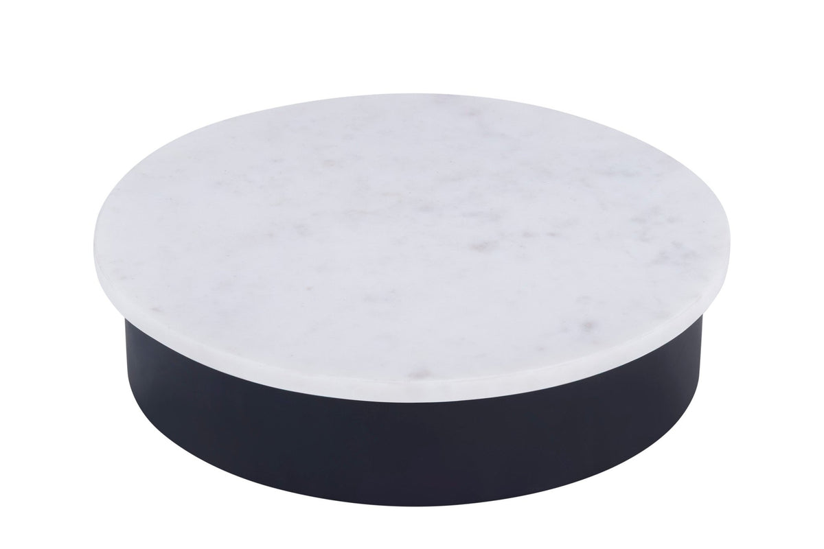 Sakina Marble dish with metal plate Kitchen Accessories| Roots Furniture