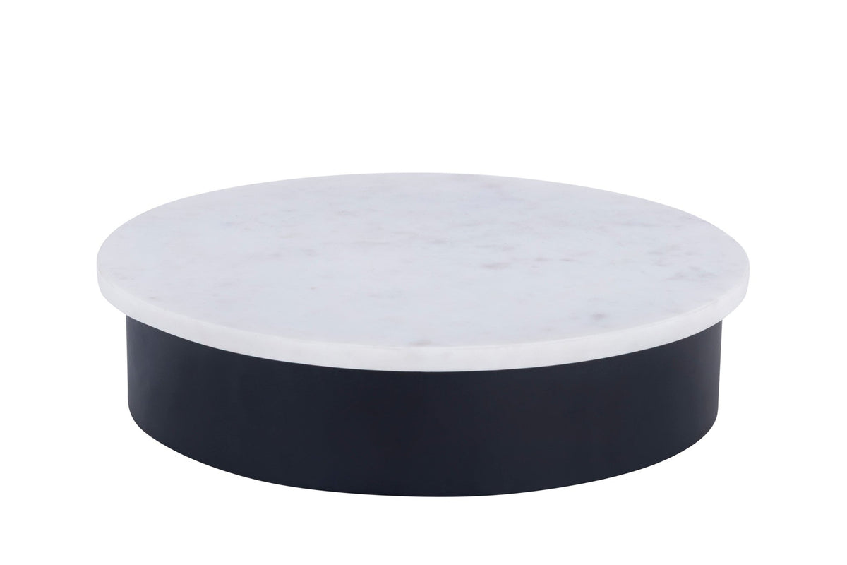 Sakina Marble dish with metal plate Kitchen Accessories| Roots Furniture