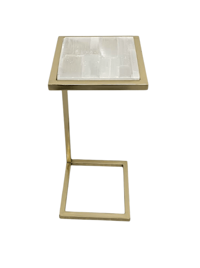 SALENITE SIDE TABLE 10X10X24" - Al Rugaib Furniture