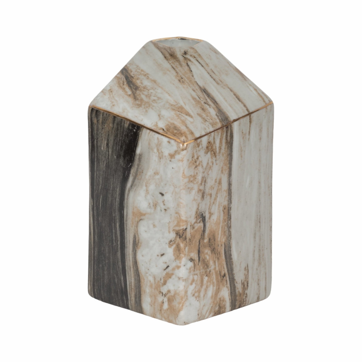 SALMIS VASE, GRAY MARBLE Vases and Jars| Sagebrook Home