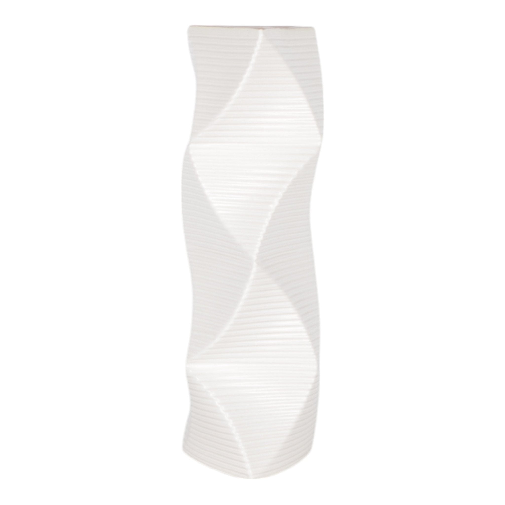 Salzburg White Vase Vases and Jars| Sagebrook Home