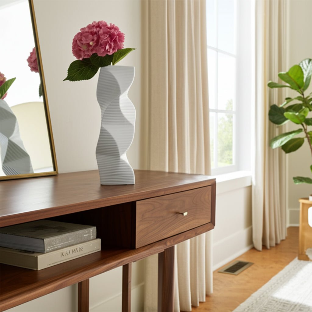 Salzburg White Vase Vases and Jars| Sagebrook Home