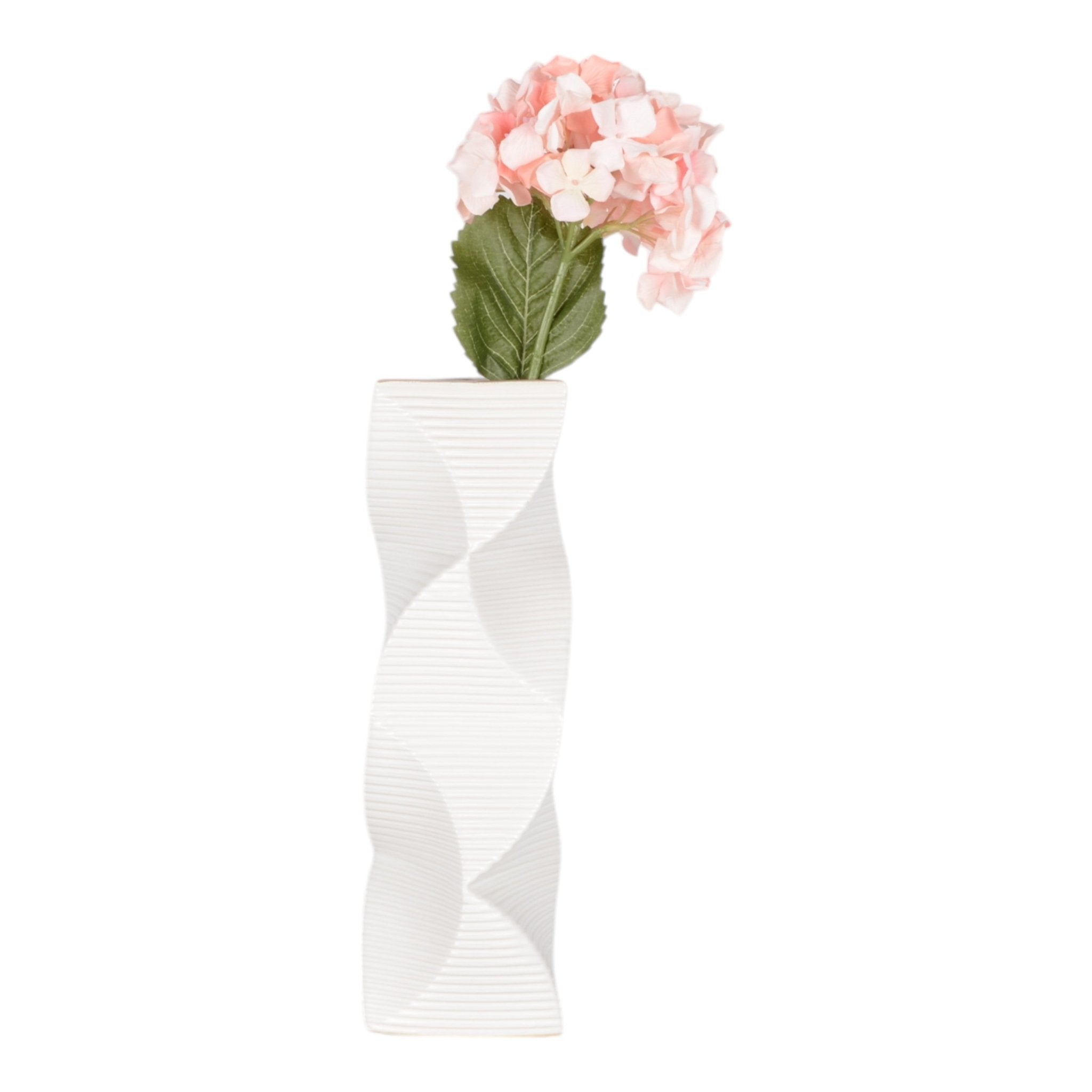 Salzburg White Vase Vases and Jars| Sagebrook Home