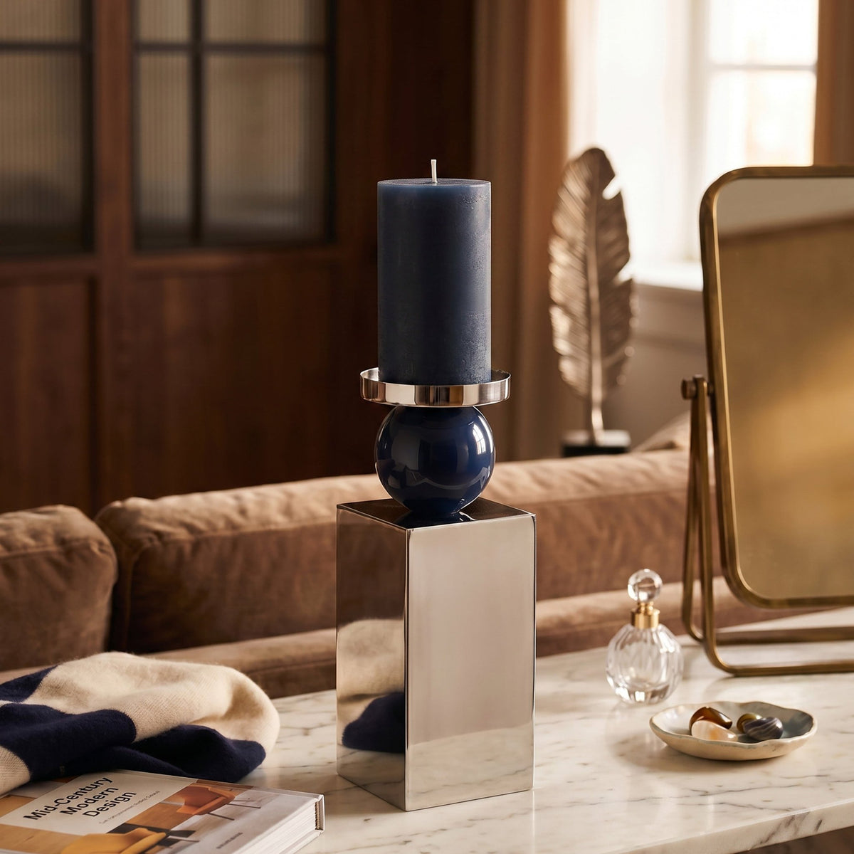 Samaa Pillar candle holder Candle Holders| Roots Furniture