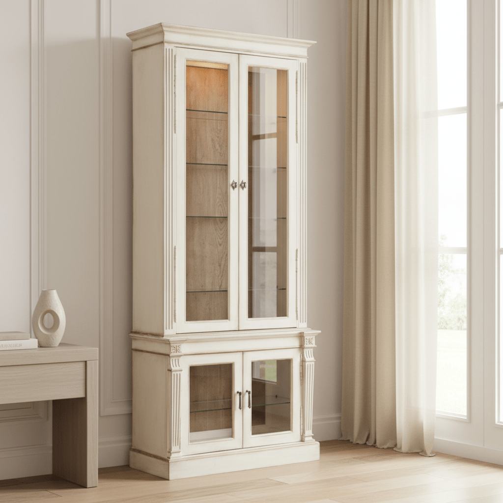 Sanctuary Display Cabinet Blanc Cabinets & Chests| Hooker