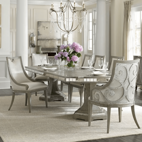 Sanctuary Rectangle Dining Table Base Dining Tables| Hooker