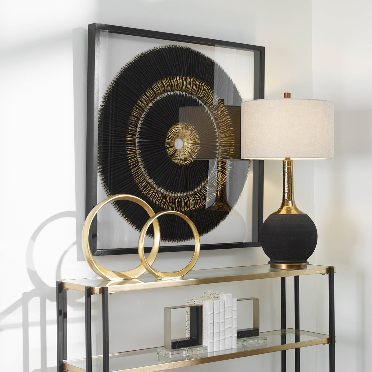Sandara Shadow Box Table Decors| Uttermost