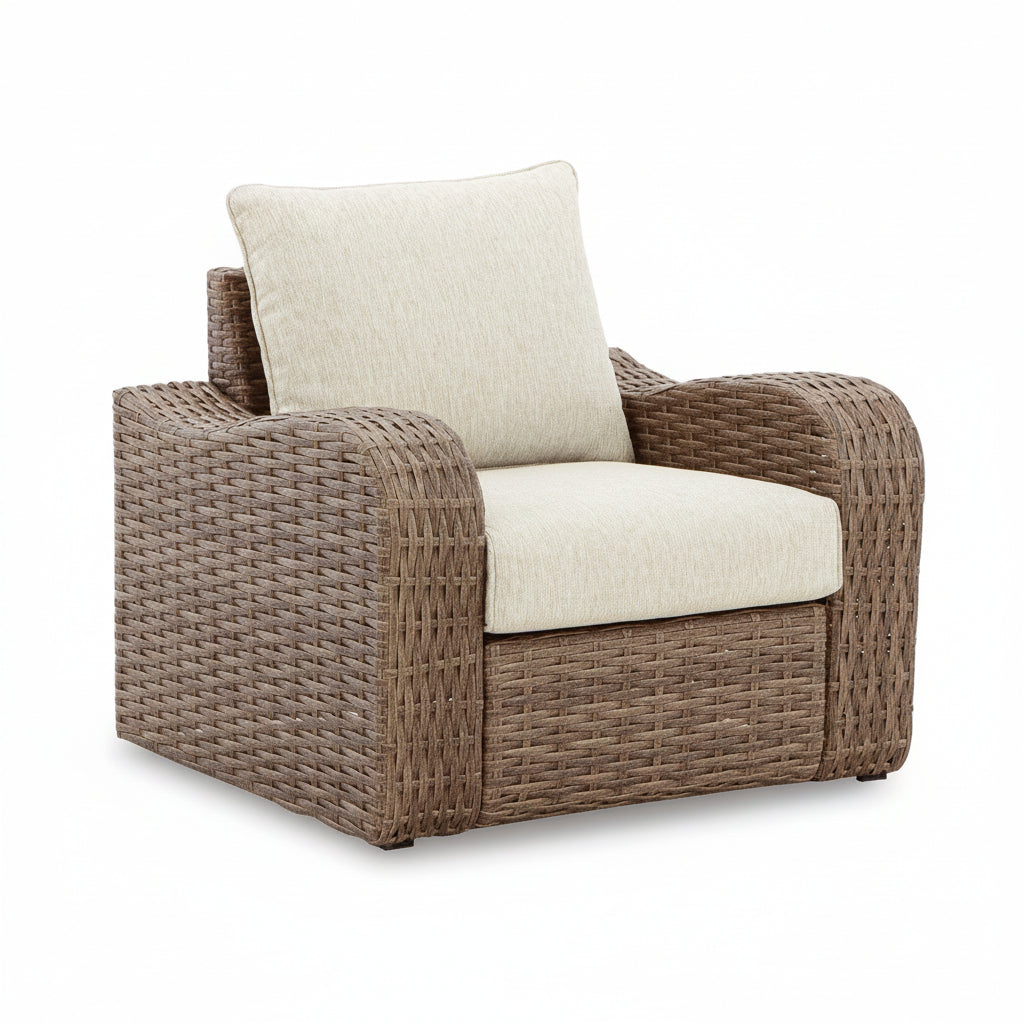 SANDY BLOOM Lounge Chair with Cushion (Set of 2) Outdoor Chairs| Ashley Homestore