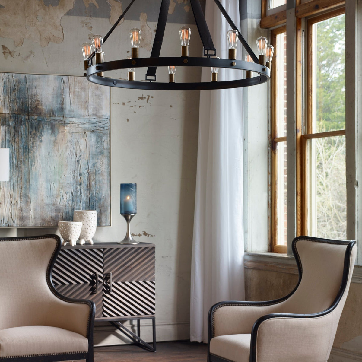 Sandy Wing Chair Chairs| Uttermost