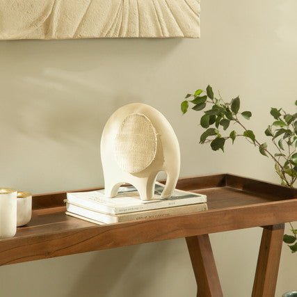 Sarafay Ecomix Elephant with Fabric - Small Table Decors| Roots Furniture