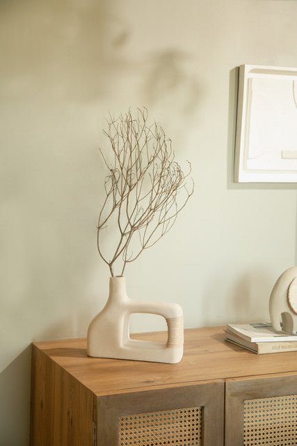 Sarafay Ecomix Vase with Cane - Large Vases and Jars| Roots Furniture
