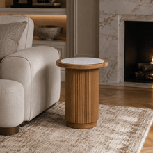 Sarinson Hall Round End Table