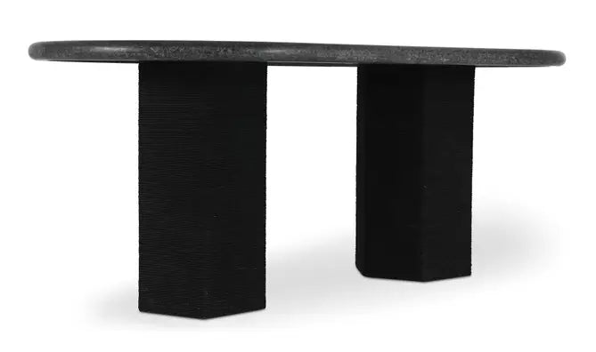 Sartoria Dining Table Black Granite - Al Rugaib Furniture