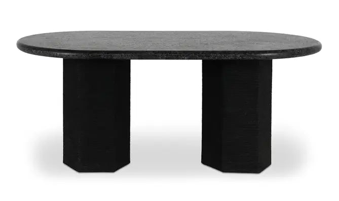 Sartoria Dining Table Black Granite - Al Rugaib Furniture