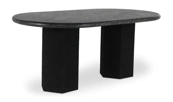 Sartoria Dining Table Black Granite - Al Rugaib Furniture
