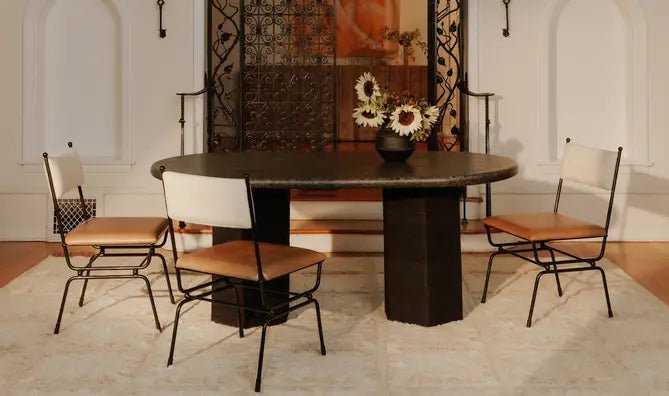 Sartoria Dining Table Black Granite - Al Rugaib Furniture