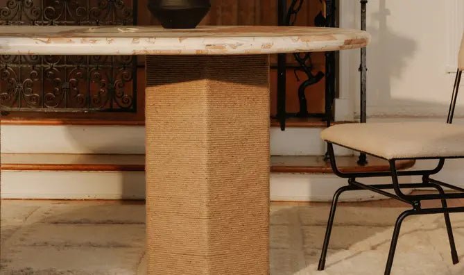 Sartoria Dining Table Breccia Marble - Al Rugaib Furniture