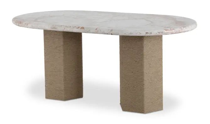 Sartoria Dining Table Breccia Marble - Al Rugaib Furniture