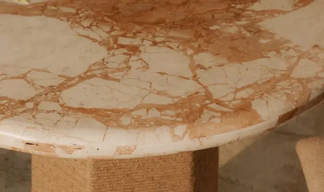 Sartoria Dining Table Breccia Marble - Al Rugaib Furniture