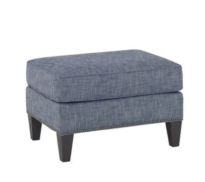 Savannah Ottoman with Tapered Leg - Al Rugaib Furniture