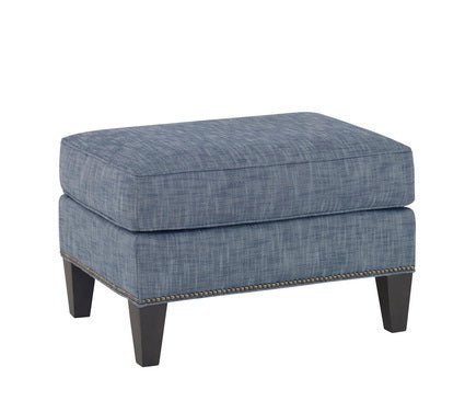 Savannah Ottoman with Tapered Leg Ottomans| Fairfield Chair
