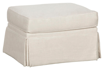 Savannah Skirted Ottoman - Al Rugaib Furniture