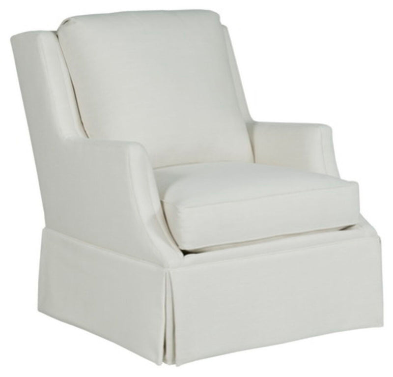 Savannah Skirted Swivel Chair - Al Rugaib Furniture