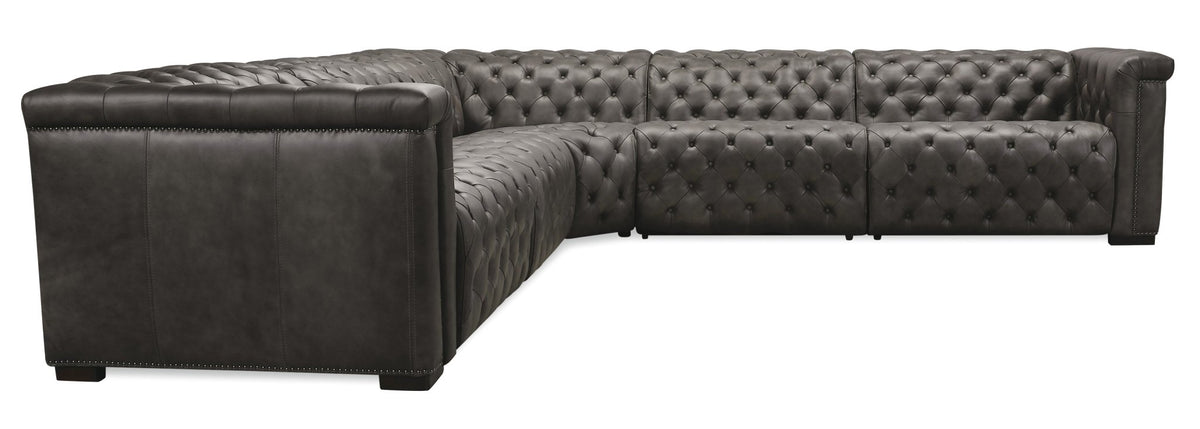 Savion Grandier 5-Piece Sectional with Power Recline & Power Headrest Recliners| Hooker
