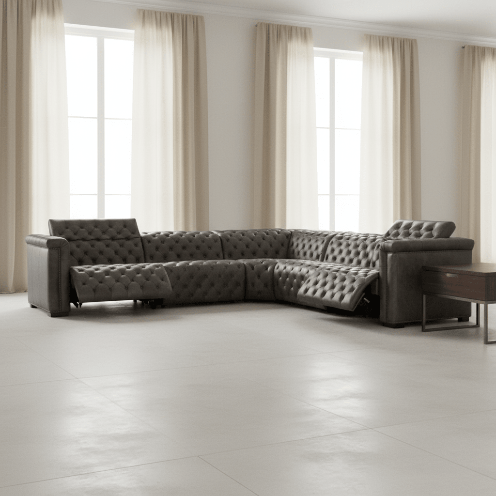 Savion Grandier 5-Piece Sectional with Power Recline & Power Headrest Recliners| Hooker