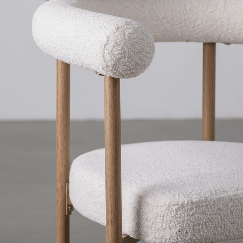 Savor Dining chair – bouclé with curved back Dining Chair| Otath