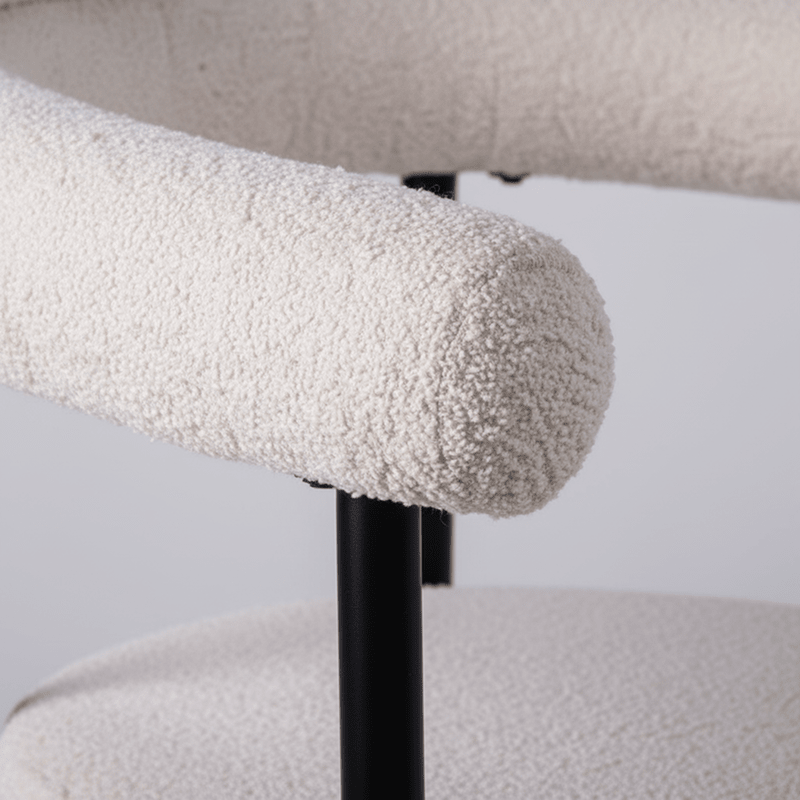 Savor Dining chair – bouclé with curved back Dining Chair| Otath