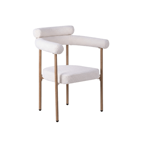 Savor Dining chair – bouclé with curved back Dining Chair| Otath