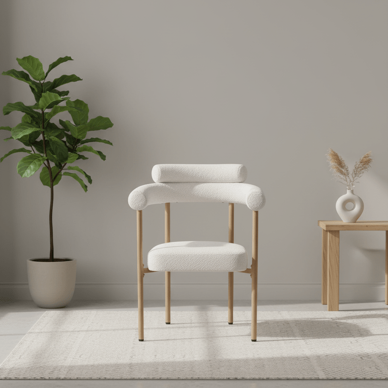 Savor Dining chair – bouclé with curved back Dining Chair| Otath