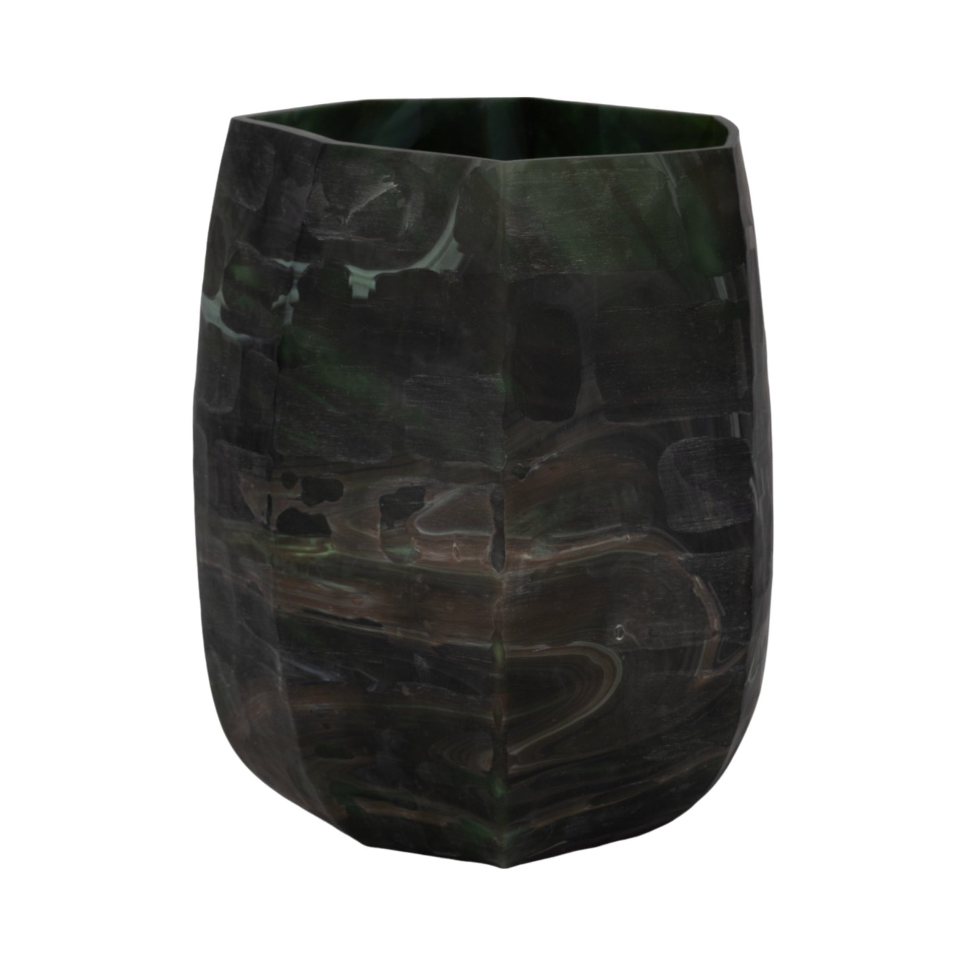 SAVU GREEN GLASS VASE Vases and Jars| Sagebrook Home