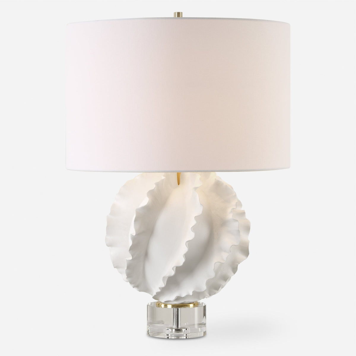 Saylor White Table Lamp Table Lamps| Uttermost