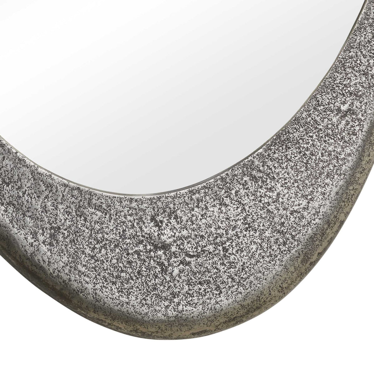 Schiller Oval Antique Nickel Mirror Mirrors| Uttermost