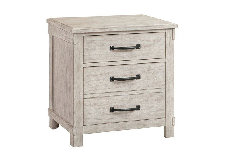 Scott Beige Nightstand - Al Rugaib Furniture