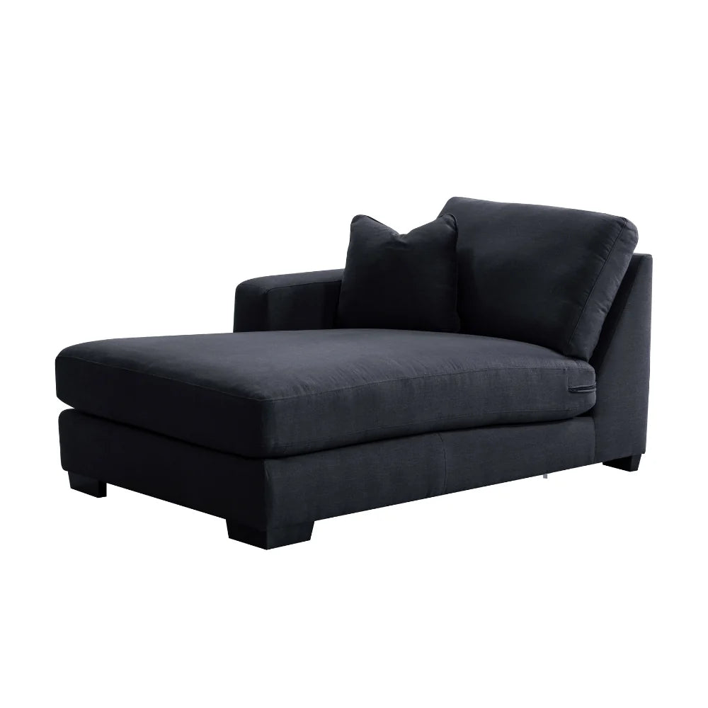 Scott Oat Left Chaise Piece - Navy