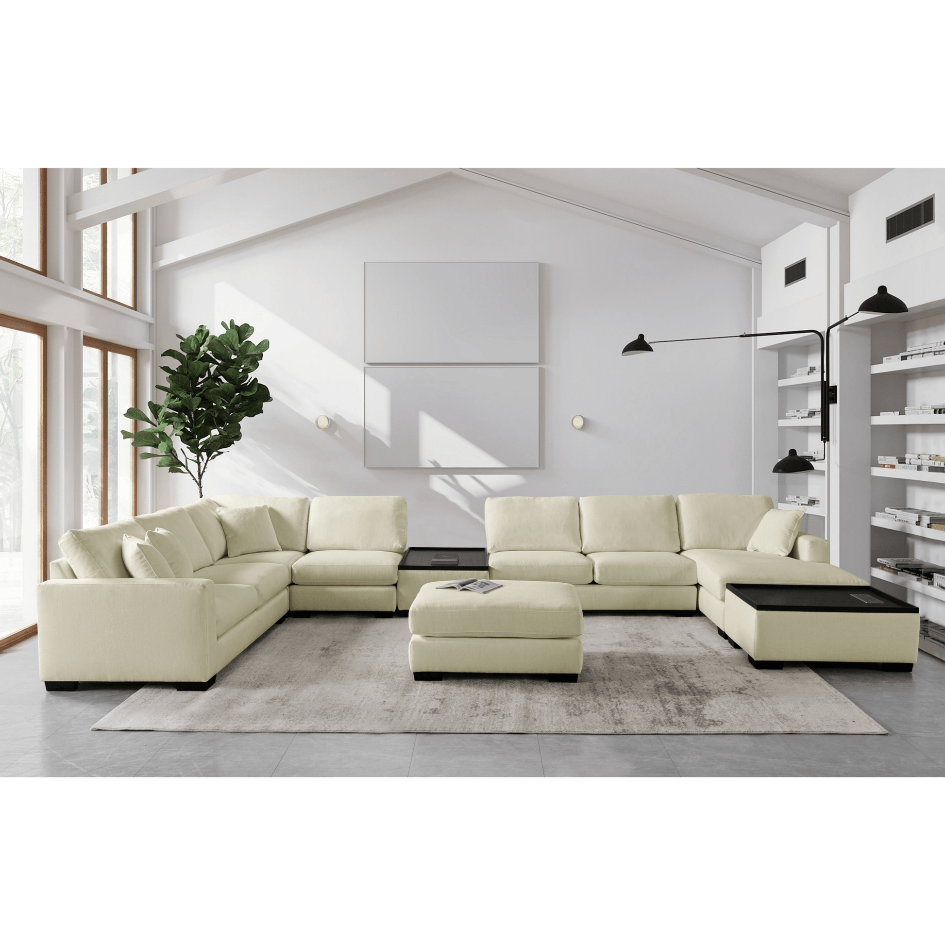 Scott Ottoman Sectionals| Roots Furniture