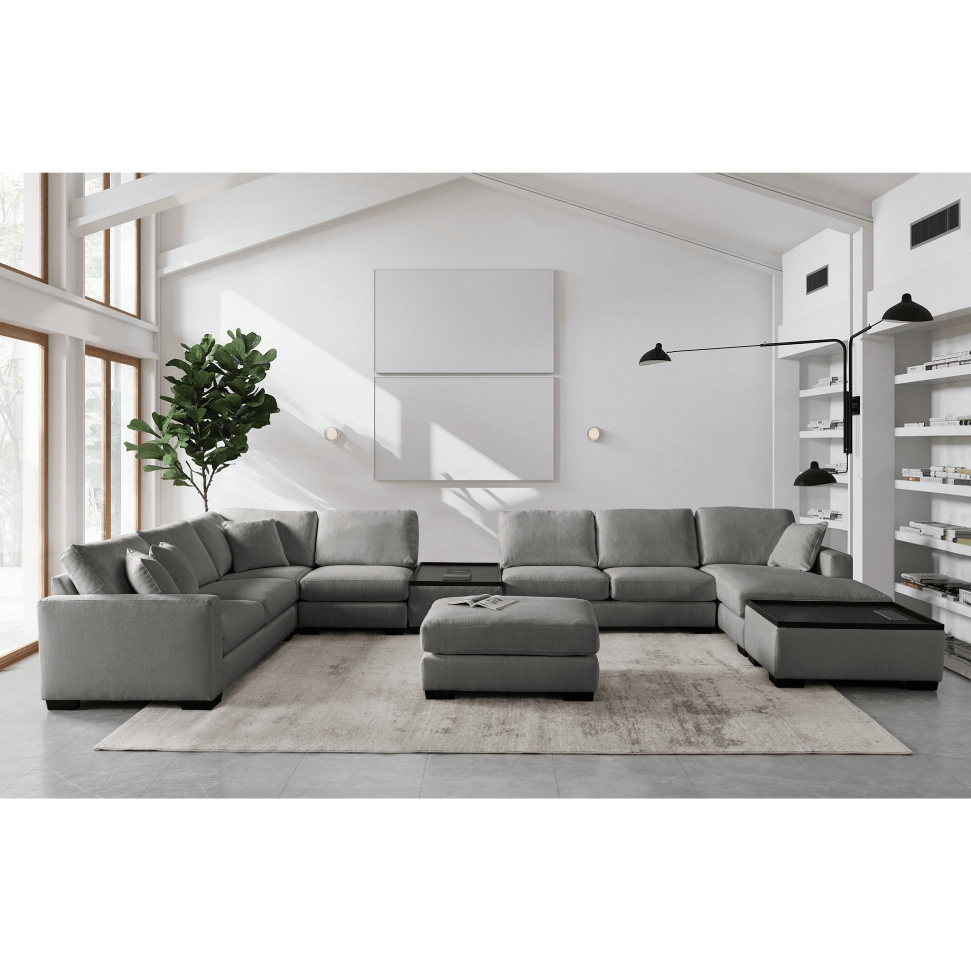 Scott Ottoman Sectionals| Roots Furniture